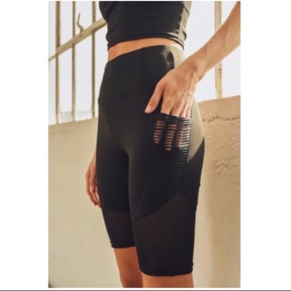 Kimberly Pants - Mesh Biker Shorts